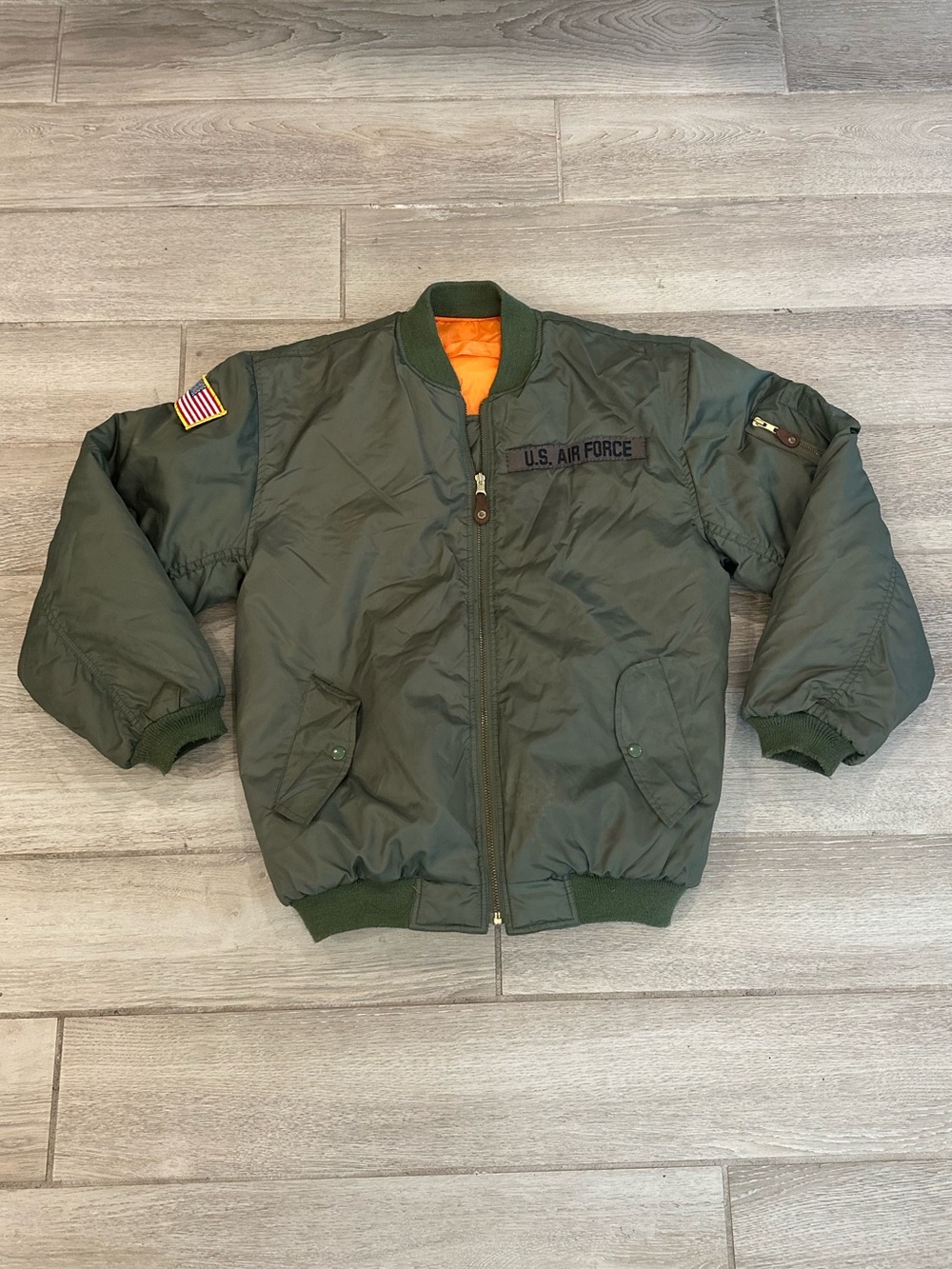 VTG U.S. Air Force Jacket, Size: X- Large (Fits More Like A Medium)